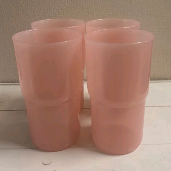 TUPPERWARE 12 Piece Tabletop Tumbler Bouquet Set Spring Colors Green Orange Pink - Picture 11 of 16